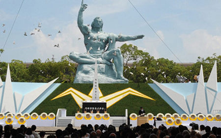 Lễ kỷ niệm 71 năm ngày Nagasaki bị ném bom nguyên tử.